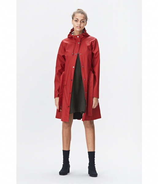 Rains  Curve Jacket scarlet (20)