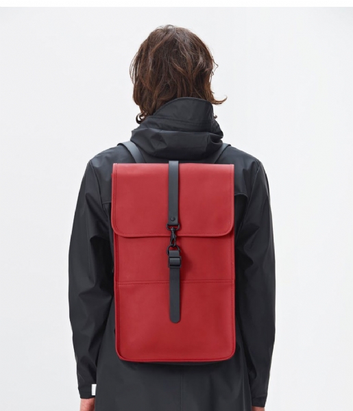 Rains  Backpack scarlet (20)