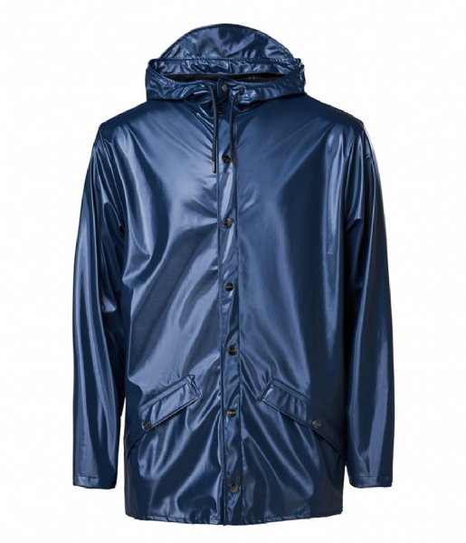 Rains  Jacket Shiny Blue (07)