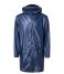 Rains  Long Jacket Shiny Blue (07)