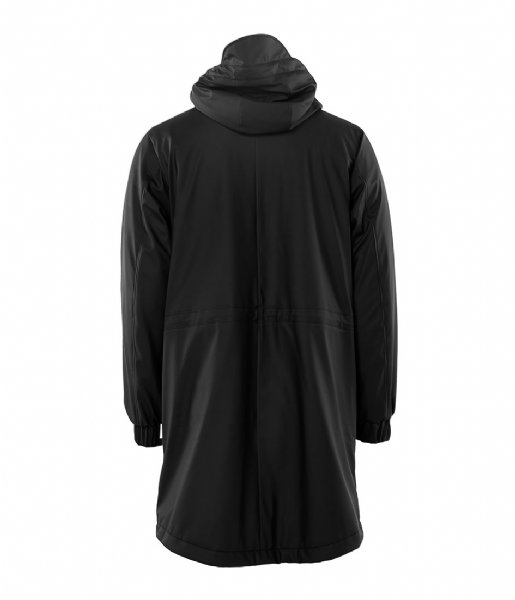Rains  Long Quilted Parka black (01)