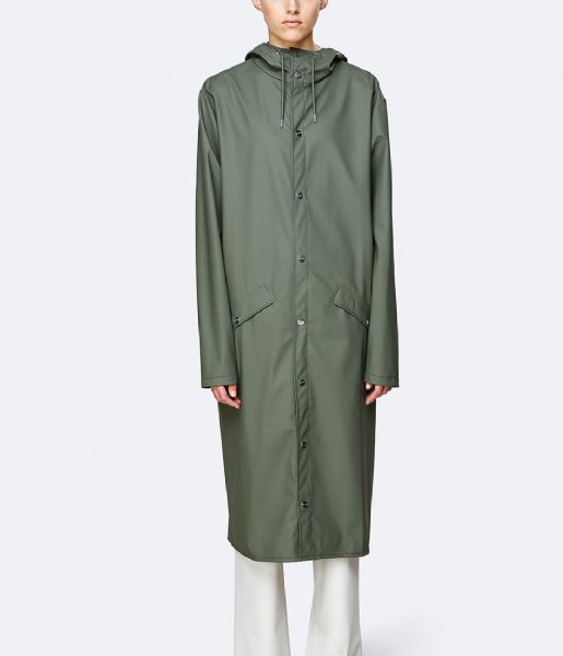 Rains  Longer Jacket Olive (19)