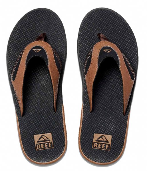 Reef  Fanning Black and Tan