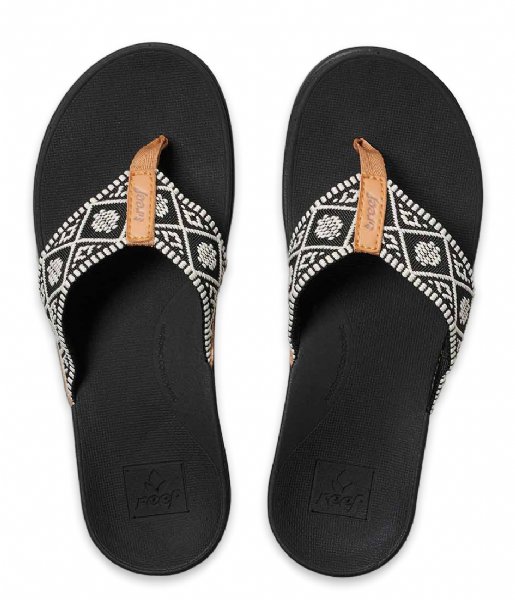 Reef  Reef Ortho Bounce Woven Black White