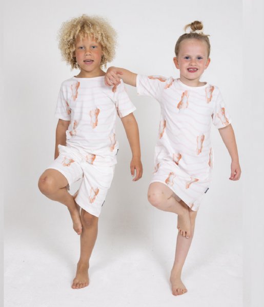 SNURK  Ballerina Classics T-shirt Dress Kids White