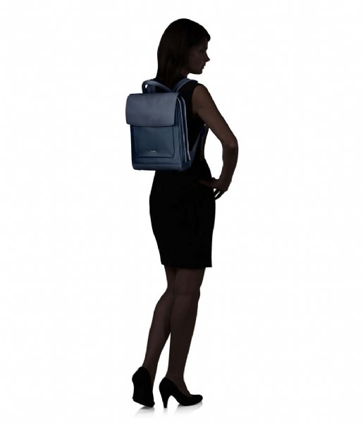 Samsonite  Zalia 2.0 Backpack With Flap 14.1 Inch Midnight Blue (1549)