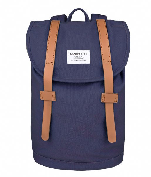 Sandqvist  Backpack Stig Small blue (1028)