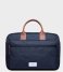 Sandqvist  Emil 15 Inch navy with cognac brown leather (1245)
