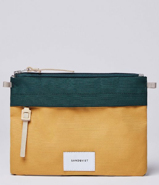 Sandqvist  Ludvig multi honey yellow with natural leather (3178)