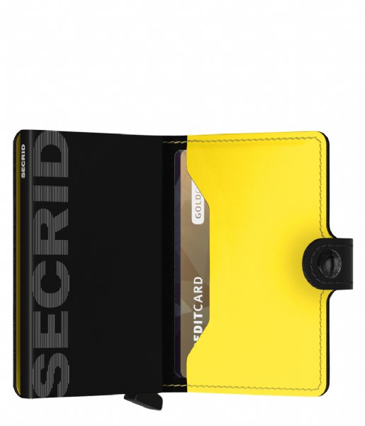 Secrid  Miniwallet Matte black & yellow