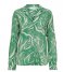 Selected Femme  Slfsirine Long Sleeve Shirt Absinthe Green AOP