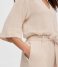 Selected Femme  Slfviva 2/4 Long Linen Jumpsuit Sandshell