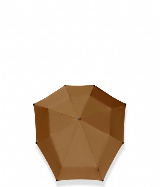 Senz  Mini Automatic Foldable Storm Umbrella Sudan Brown