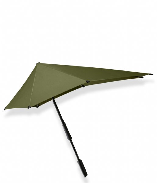Senz  Large Stick Storm Umbrella Cedar Green