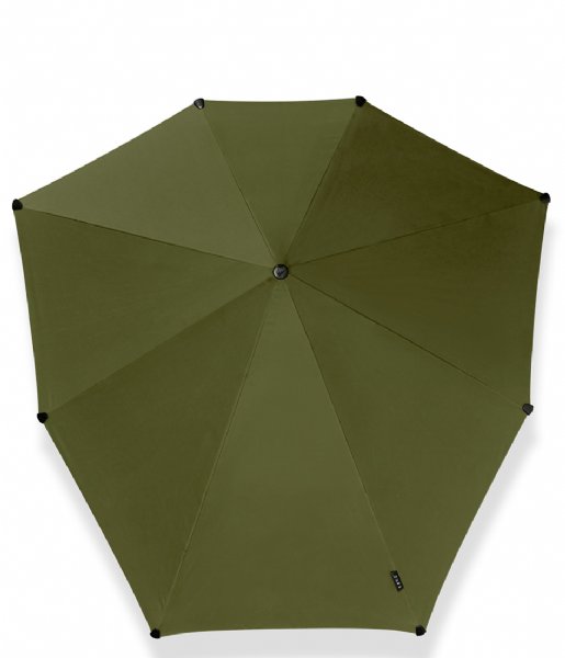 Senz  Large Stick Storm Umbrella Cedar Green