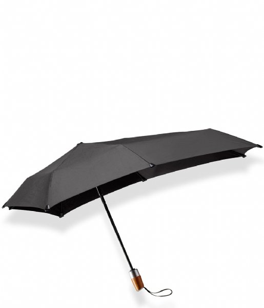 Senz  Mini Automatic Deluxe foldable storm umbrella Pure black