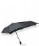 Senz  Mini Automatic foldable storm umbrella Pure black reflective