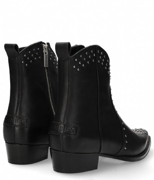 Shabbies  SHS1503 Wendy Western Ankle Boot Nappa Leather Black (1000)