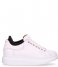 Shabbies  Sneaker Lace Up Smooth white black