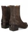 Shabbies  Western Chelsea Ankle Boot Waxed Suede Brown (2002)