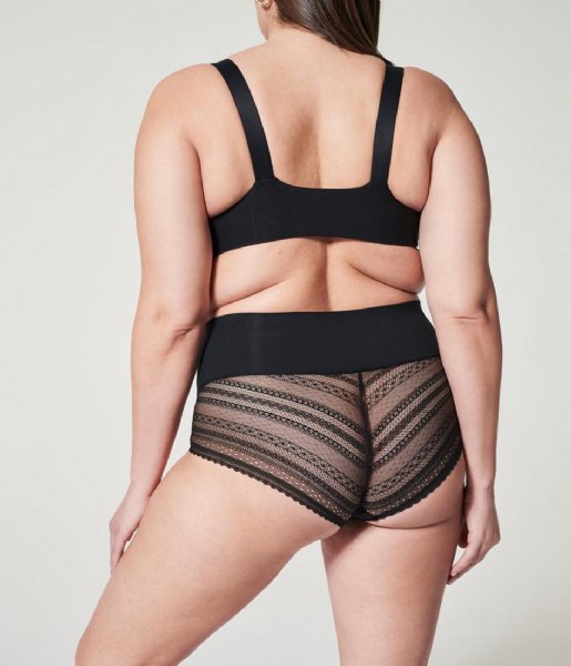 Spanx  Undie-tectable Illusion Lace Hi-Hipster Very Black (99990)