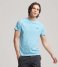 Superdry  Organic Cotton Essential Logo T-Shirt Turquoise Sea Grit (5WW)