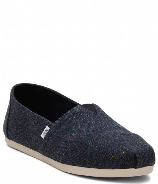 TOMS  Alpargate Speckled Recycled Cotton Black