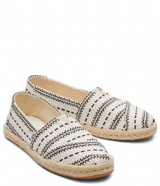 TOMS  Alpargata Chunky Global Woven Rope Espadrille Natural