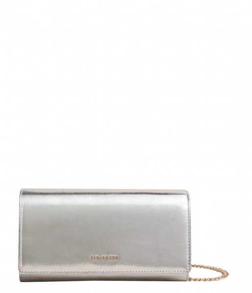 Ted Baker  Metallic Purse on Chain Silver (08)