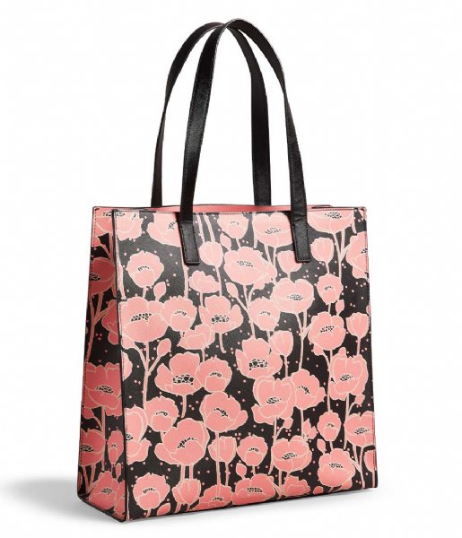 Ted Baker  Polecon Floral Printed Large Icon Bag Black