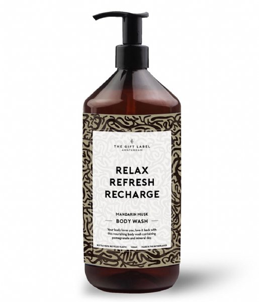 The Gift Label  Body Wash 1000ml Relax Refresh Recharge Relax Refresh Recharge