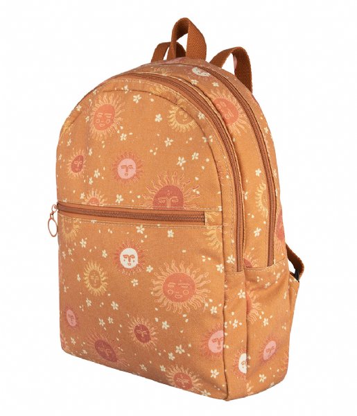 The Little Green Bag  Backpack Sunny Shine Medium Orange (330)