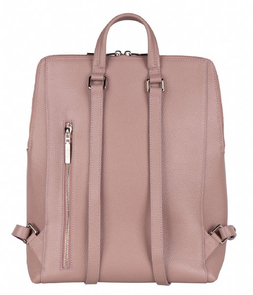 The Little Green Bag  Peony Laptop Backpack 13 Inch mauve