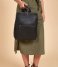 The Little Green Bag  Peony Laptop Backpack 13 Inch black