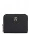 Tommy Hilfiger  Emblem Medium Zip Around Black (BDS)