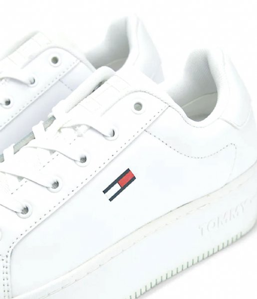 Tommy Hilfiger  Tommy Jeans Flatform Ess White (YBR)