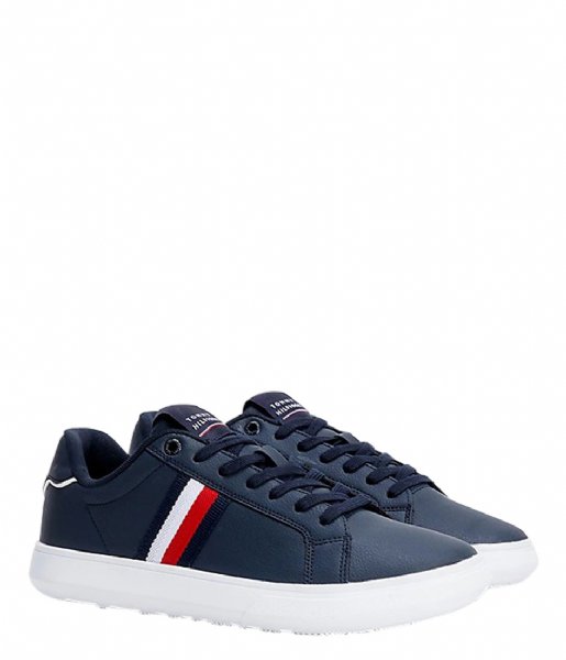 Tommy Hilfiger  Corporate Leather Cup Stripes Desert Sky (DW5)
