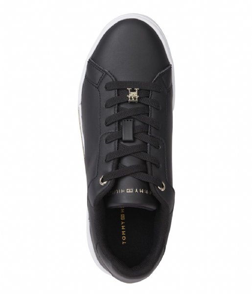 Tommy Hilfiger  Court Sneaker Golden Th Black (BDS)