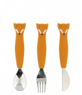 Trixie Silicone Cutlery Set 3-Pack Mr. Fox Mr. Fox