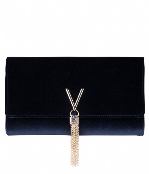 Valentino Bags  Marilyn Clutch Velvet blu