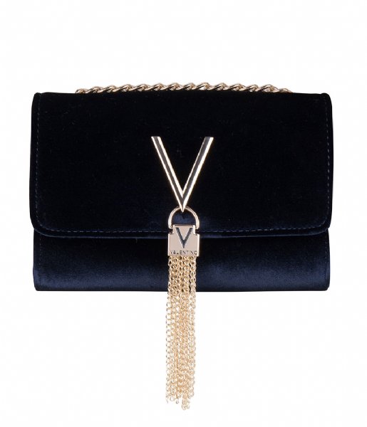 Valentino Bags  Marilyn Clutch Velvet blu