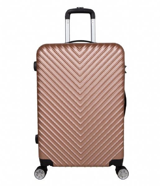 Valentino Bags  Stripe Suitcase Medium cipria