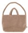 Zusss  Grote Teddy Shopper Large Taupe(1528)