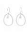 A Beautiful Story  Powerful Blue Lace Agate Earrings Silver