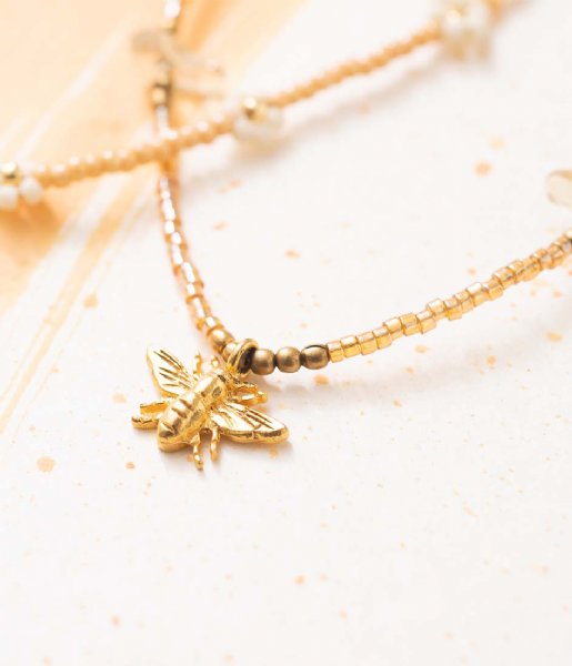 A Beautiful Story  Flowerfield Citrine Necklace Gold