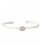 A Beautiful Story  Moonlight Rose Quartz Silver Bracelet zilver (AW24129)