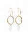 A Beautiful Story  Graceful Moonstone Gold Plated Earrings gold plated (AW24234)