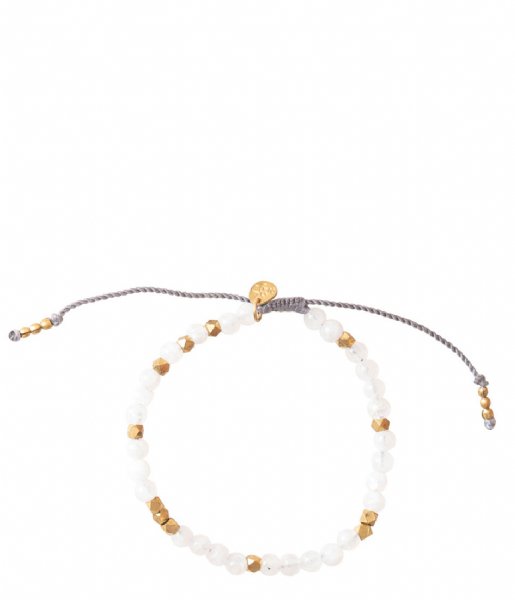 A Beautiful Story  Majestic Moonstone Gold Plated Bracelet gold plated (BL24232)