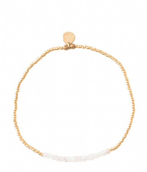 A Beautiful Story  Refined Moonstone Gold Plated Bracelet gold plated (BL24235)