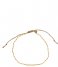 A Beautiful Story  Confetti Citrine Anklet Gold plated brown